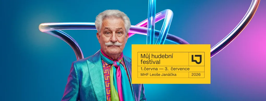 Plakát: Janáček na hradě Hukvaldy