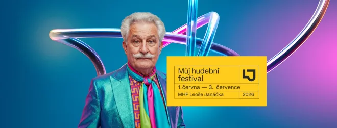 Plakát: Janáček na hradě Hukvaldy