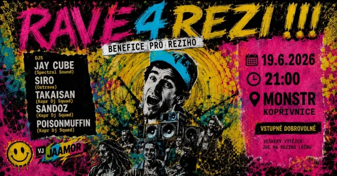 Plakát: RAVE 4 REZI - Monstr afterparty